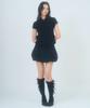 Leoninghai Fleece Hooded Tunic Dress [Black]