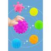 6Pcs Textured Multi Ball Set Develop Tactile Senses Toy Baby Touch Hand Ball Toys Training Ball Massage Soft Balls Kids Gifts