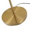 Living Room Floor Lamp with 2-Piece Glass Lampshade, Floor Lamp Standing Lamp with 2 E27 Sockets for Living Room Bedroom, Excl. Light Bulb