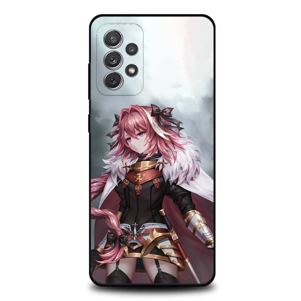 F-Fate Apocrypha Astolfo Phone Case For Samsung S 25,24,23,22,30,21,10,9,Ultra,Plus,Lite,FE,4,5G Black Soft Case