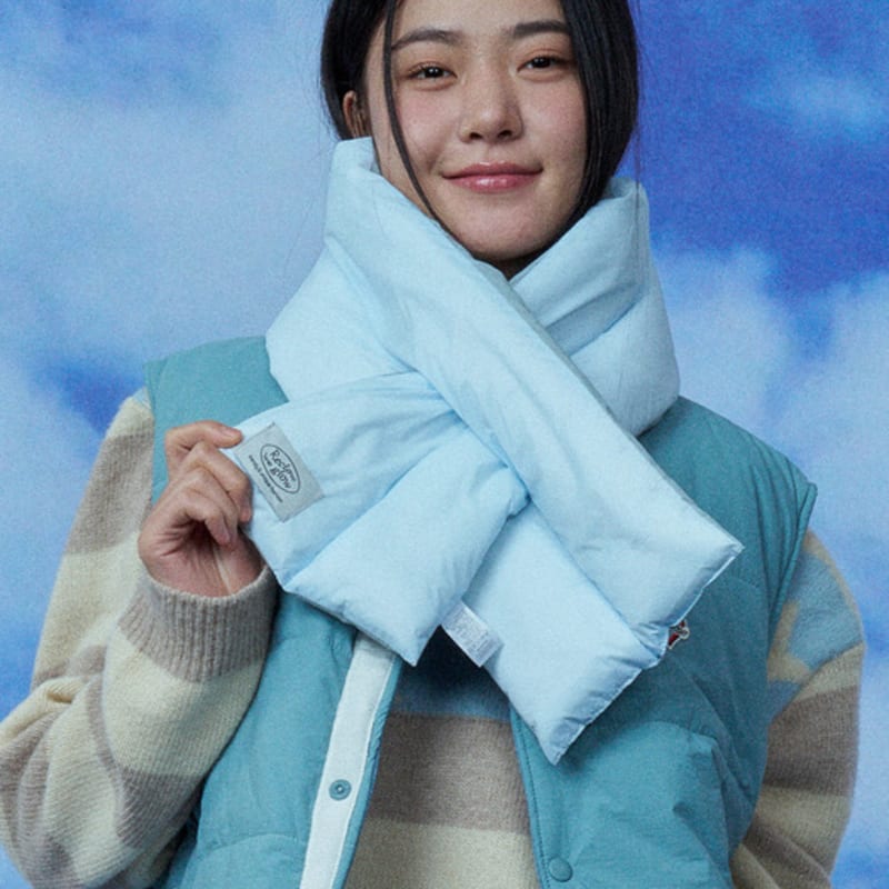 

RECLOW GENERAL PADDING MUFFLER BLUE GRAY PACKAGE BOX (gift wrapping available) (5,000 won)