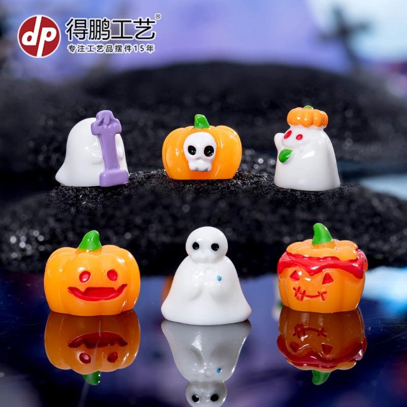 New Product Micro Landscape Halloween Pumpkin Ghost Imp DIY Decoration Accessories Mini Tabletop Ornaments