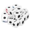 20pcs Left Right Center Dice Plastic Funny Portable Interactive Playing Game Dice for Party Travel