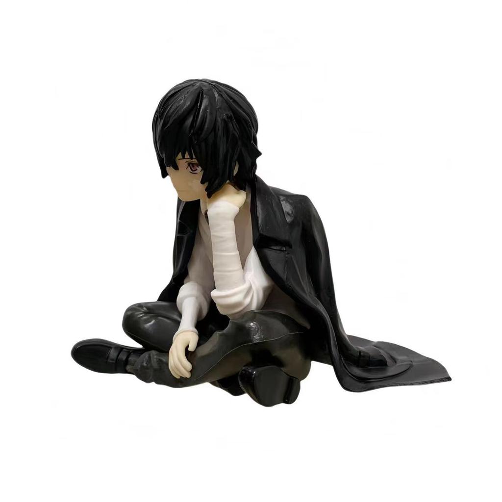 8-13.5cm bungou dogs vagrants anime figure youth dazai osamu action figure nakahara chuuya statuette pvc collection model toys