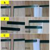 6 8 10 12mm Glass Seals Frameless Shower Bathroom Door Window Balcony Screen Sealing Strip Weatherstrip Draft Stopper Big H (Length : 5M, Shape : H)