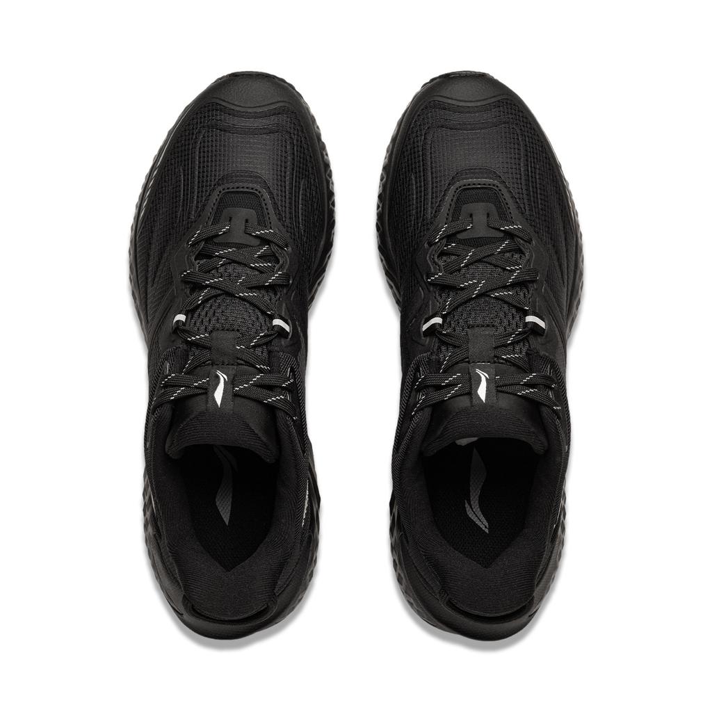 Li Ning Beskyttende Cloud Demping Rebound Boost Komfortabel Omsluttende Sklisikker Slitesterk Lavsko Løpesko Herre Løpesko Svart ARSU057-1