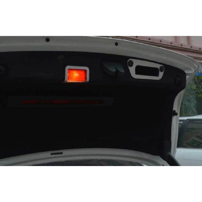 Rear Door Warning Light Frame Trim 1PCS For Benz E-Class 2016- Steel Silver