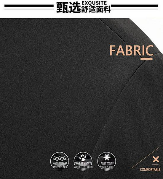 Mid-aged Men's Cotton Jacket for Autumn and Winter - Thick Casual Business Outerwear for Middle-aged and Elderly