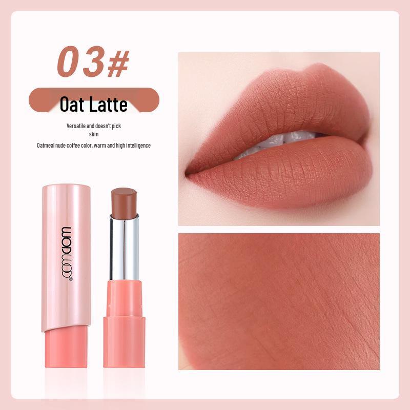WODWOD Smooth Lightweight Velvety Matte Lipstick - Long-lasting, Non-drying, Natural Brightening.