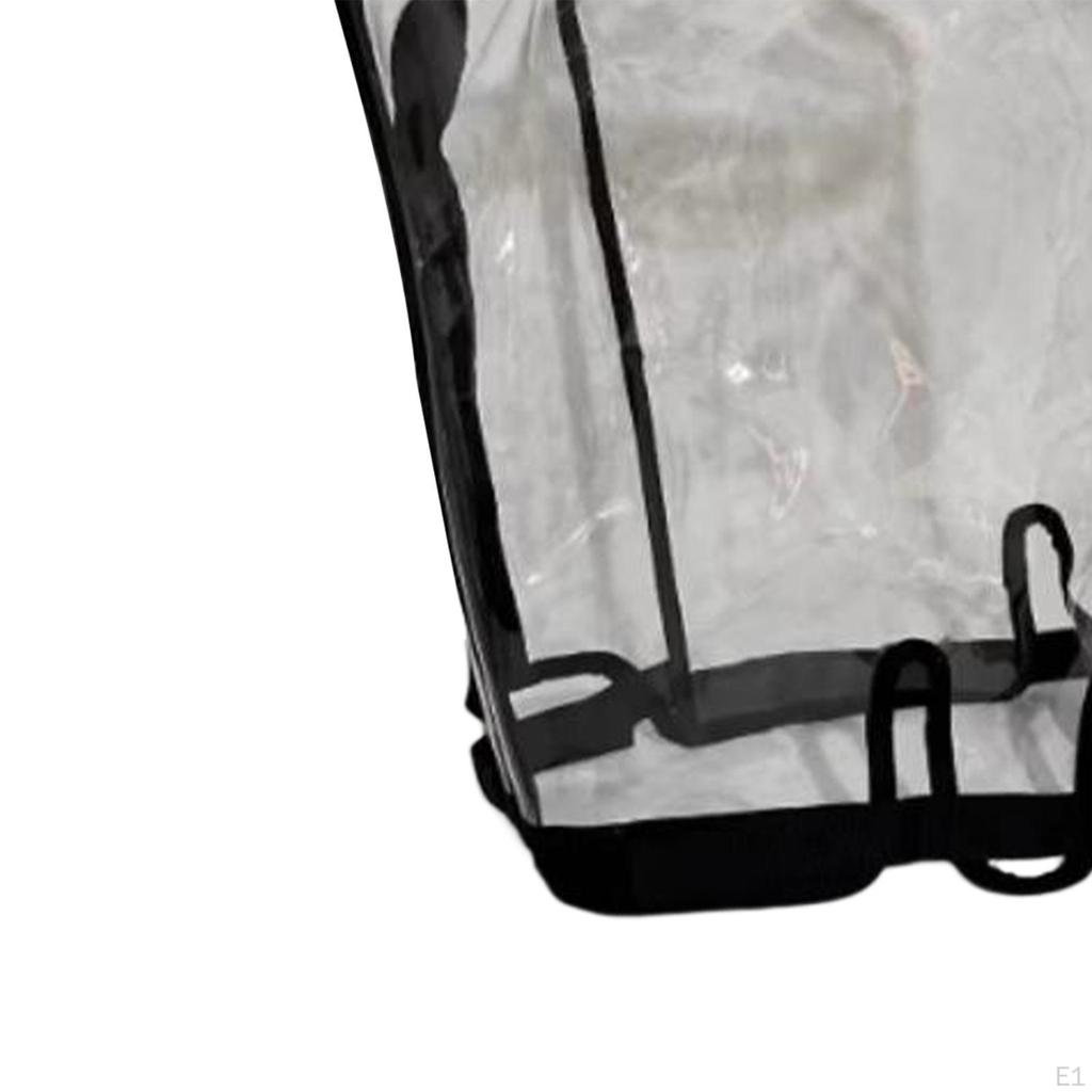 Pokrowiec przeciwdeszczowy na torbę golfową Pokrowce na kije Płaszcz przeciwdeszczowy Pyłoszczelny Wodoodporny Przezroczysty z zamkiem Błyskawicznym Ochronny