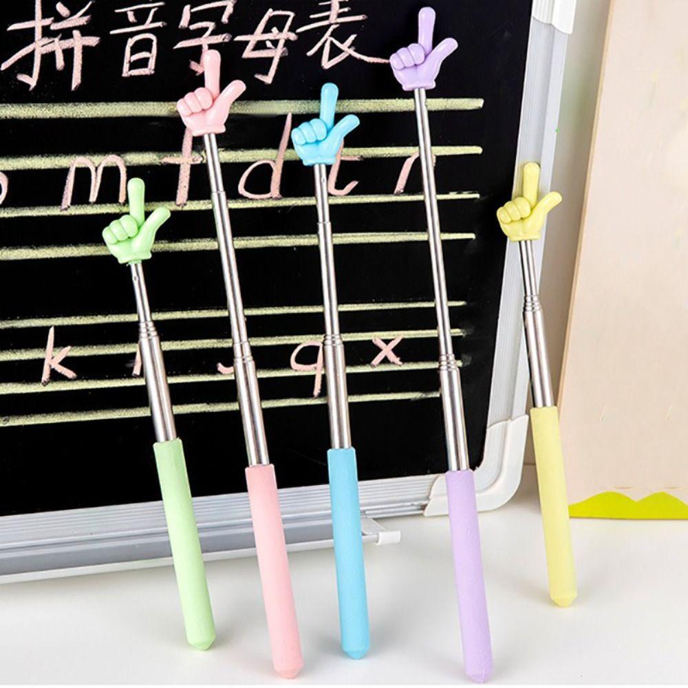 Finger Design Finger Reading Sticks Stainless Steel Whiteboard Hand Pointer  Students