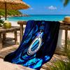 Golden Club Atletico Emblem Beach Towel Microfiber Beach Towel, Lightweight and Quick-Dry, for Summer Travel, Swimming Pool Fan Birthday Gift
