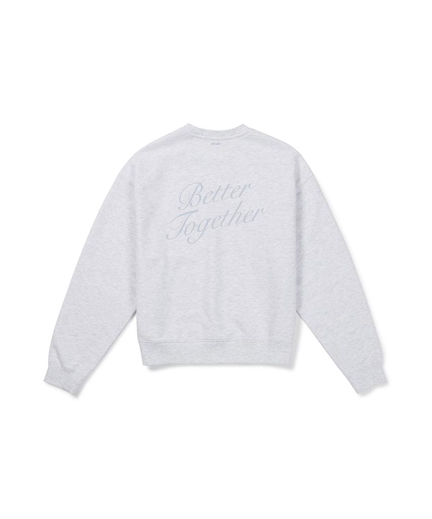 CLOVE [26Fw CLOVE] Bambi_Sweatshirt (Light Gray)