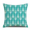 Nordic Geometric Decorative Pillow Sofa Cushion Cover Modern Home Decor Square Pillowcase Peach Skin Pillowcase