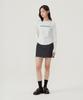 Covernat Woman Denim Mini Skirt Indigo
