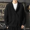 Men's Luxury Double-Breasted Thick Knit Cardigan - Autumn/Winter Loose Warm Sweater Coat