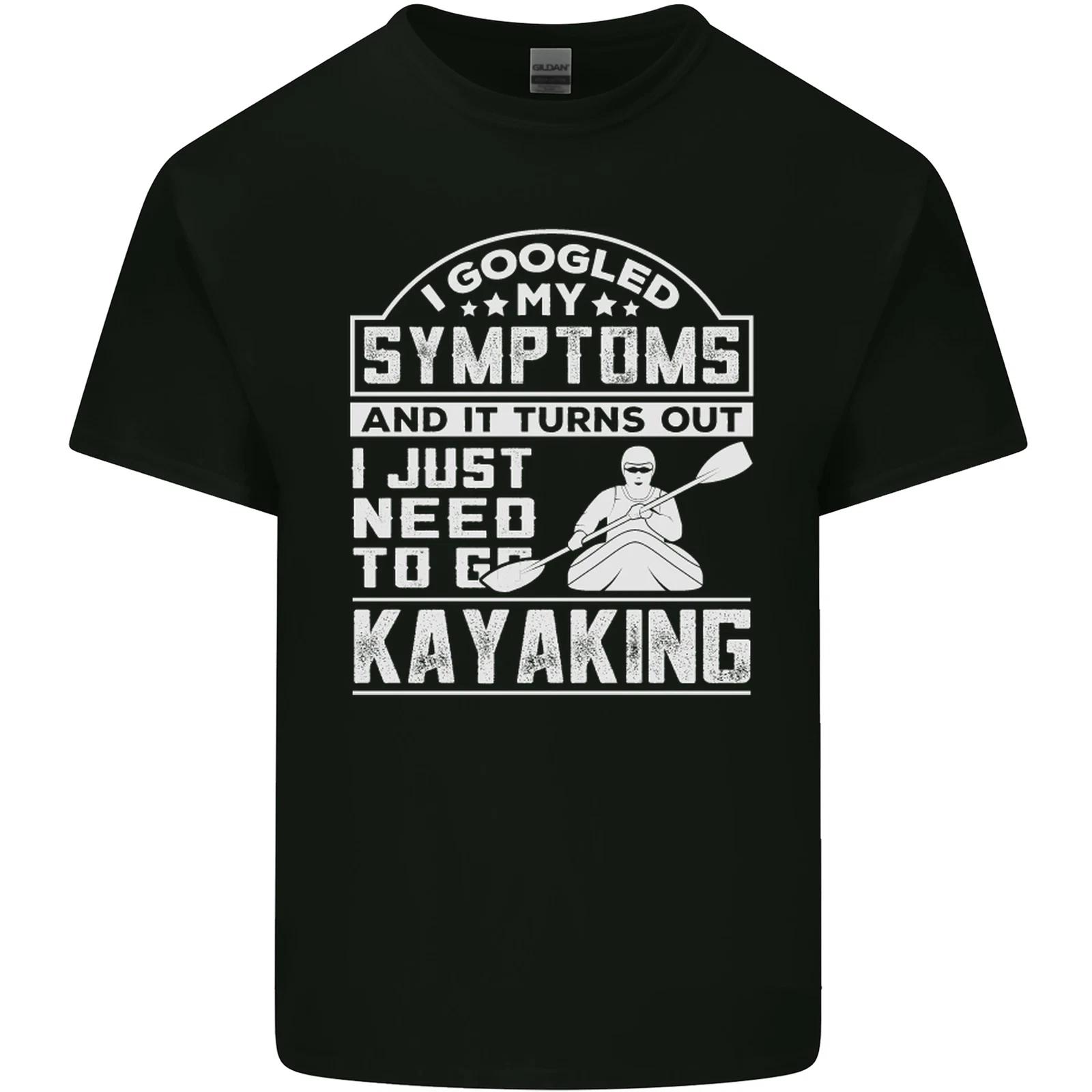 

Symptoms Just Need to Go Kayaking Funny Kids T-Shirt Childrens S