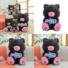 Demon Meow Meow Stuffed Animal Cat Plushie With Pp Cotton Filling For Gift