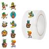 500Zhang/Volume Cartoon Journal Stickers Gift Wrapping Tape Sealing Stickers Adhesive Wholesale Roll Stickers Collection