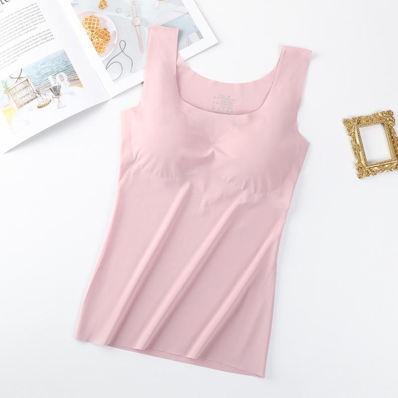 

Бесшовный спортивный бюстгальтер для сна из ледяного шелка без косточек с широкими плечами XL