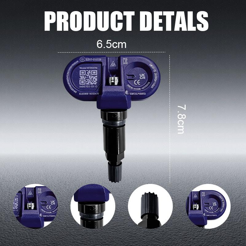 1/4PCS Tire Pressure Monitoring Sensor TPMS 149070101C For Tesla Model 3 S X Y Compatible With 149070101A,149070101B 24GHz