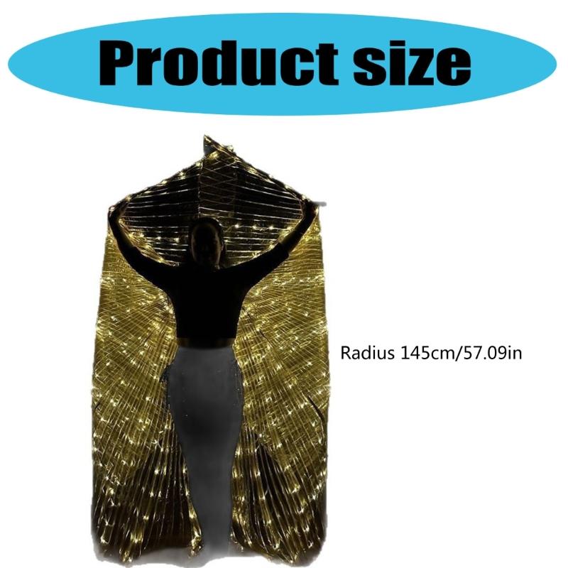 Illuminated Led Fairys Wing for Kids and Adults Glowing Butterfly Wing for Enchanting Parties and Event Angel Wing
