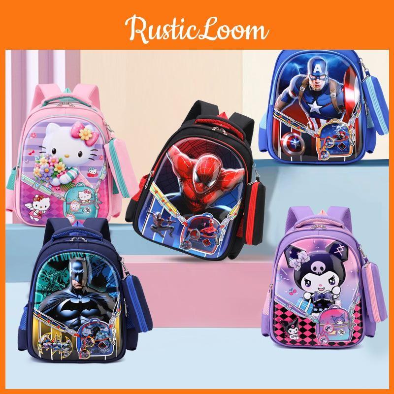 Cartoon School Bag Leisure Backpack For Students Young