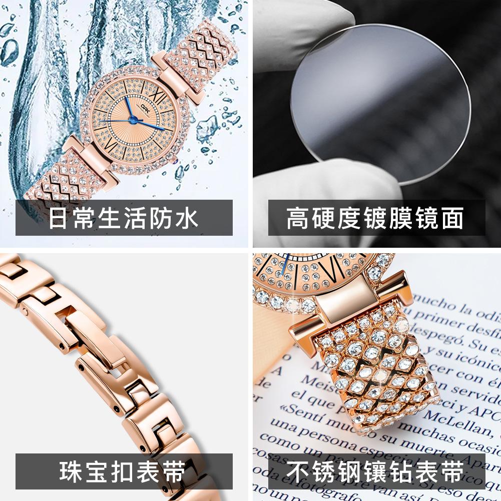 OPK Brand Watch Diamond-encrusted Elegant Quartz Watch Women's Watch Women's Watch
