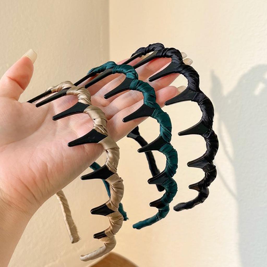 2/3Pcs Set Fashion Hair Bands for Women Non-slip Headband Wave Resin Simple Hair Hoop Face Wash HairBand Girl Hair Accessories