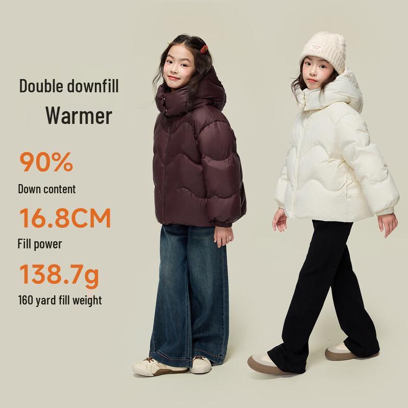 Kids' 3-Proof 90% Down Hooded Puffer Jacket