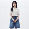 Color Block Short Sleeve Knit As2kh466