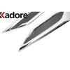For Toyota Raize/For Perodua Ativa -2025 Chrome Car Front Head Light Lamp Eyebrow Cover Trim Headlight Strip Accessories