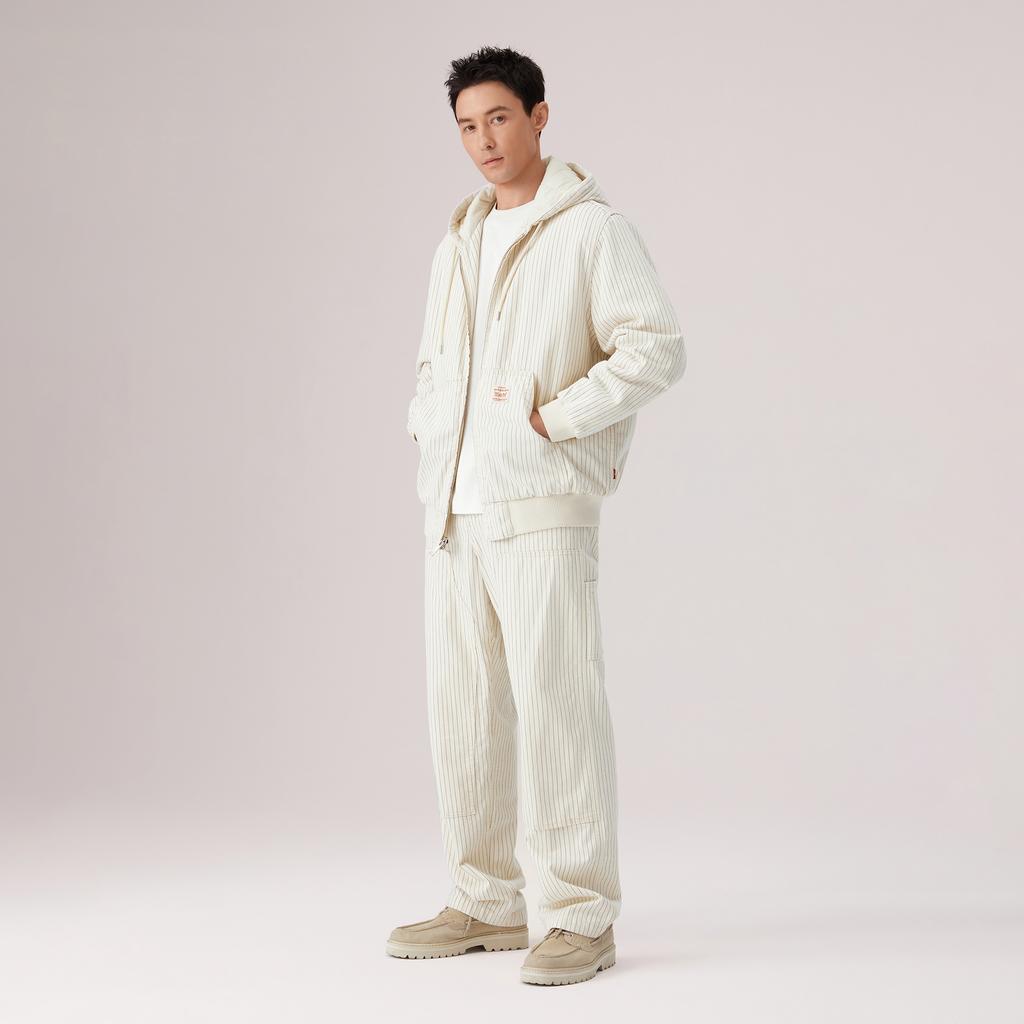 Levis Relaxed Classic Design Comfortable Fabric Simple Fashion Casual Versatile High-Quality Padded Jacket Unisex jackets A3222-0019