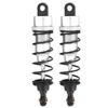 2Pcs RC Shock Absorber 82mm Aluminum Alloy RC Damper Upgrade Parts for Tamiya CC01 CC02Silver