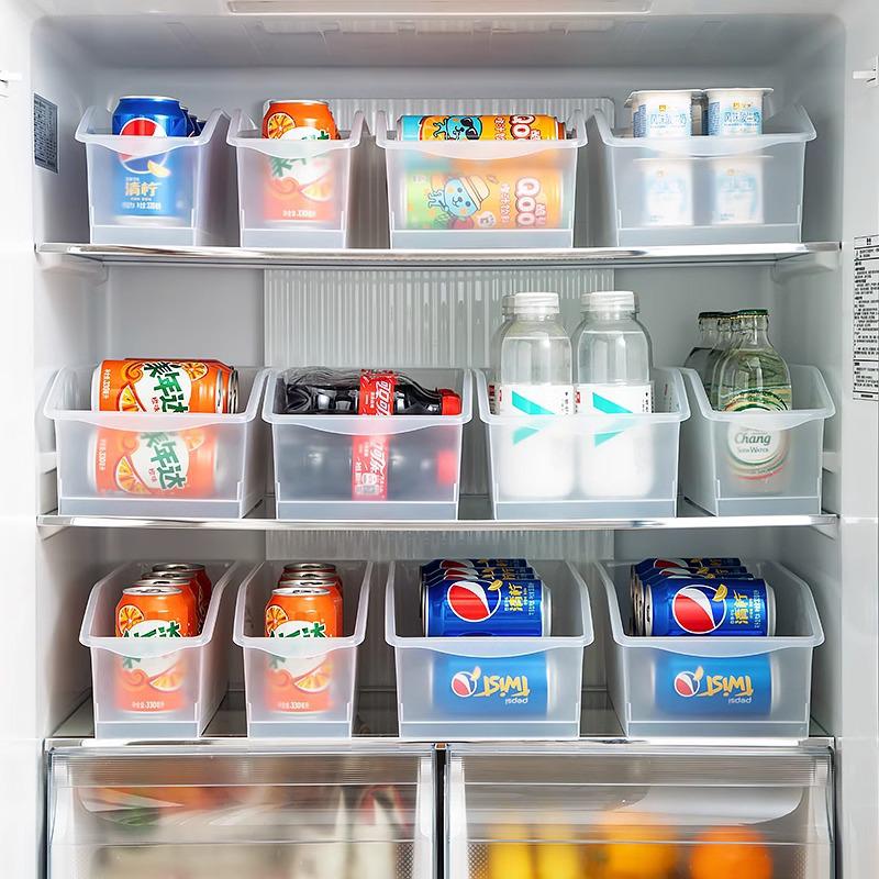 Dubbelskikts kylskåpsdryckesförvaringsorganisatör för öl- och colaburkar