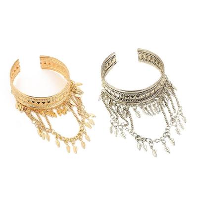 Elegante Bauchtanz Armkette Schimmerndes Armband Damen Bling Bling Armband für Musikfestivals