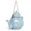 Novas Bolsas de Mão com Design de Bule em Couro PU Correntes de Pérola Bolsa Transversal Criativa de Ombro Bolsas Balde de Luxo Vintage para Mulheres