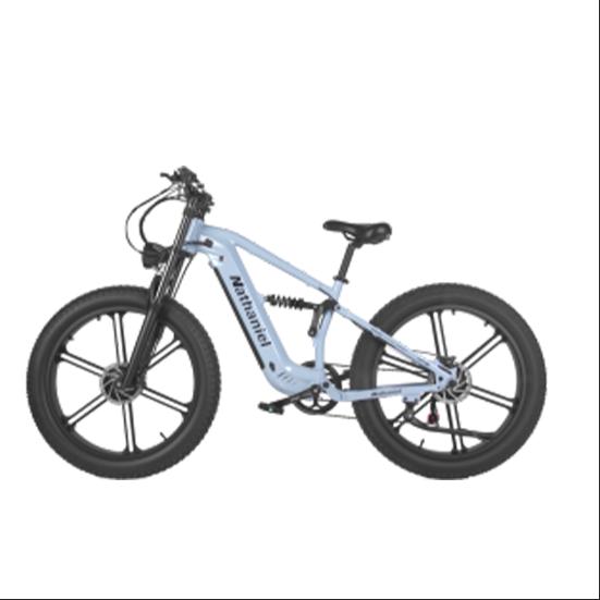 Bicicletta elettrica sportiva SYR09 motore doppio da 2000W, 48V20Ah, ruota integrata con pneumatico spesso 26 * 4.0mm con telaio in lega di alluminio bicicletta elettrica