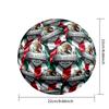 1 Stück Mexikanische Flagge Bürogröße 5 Fußball, Geeignet für Übungsspiele/Turniertraining, Leicht und Langlebig mxg7035