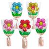 10pcs Aluminum Foil Daisy Rose Flower Balloon Romantic Five Petal Flower Balloon  Mother's Day