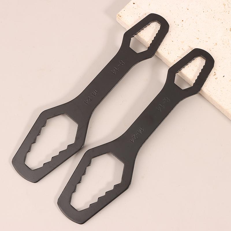 

2Pcs 8-24Mm Universal Torx Wrench Self-Tightening Adjustable Glasses Wrenches Board Double-Head Torx Spanner Hand Tools For Fact чёрный