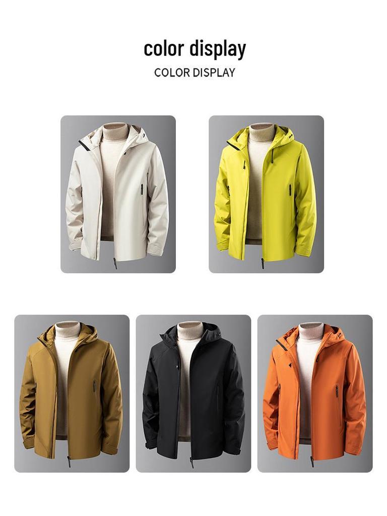 New Men's Waterproof Seamless Winter Duck Down Jacket