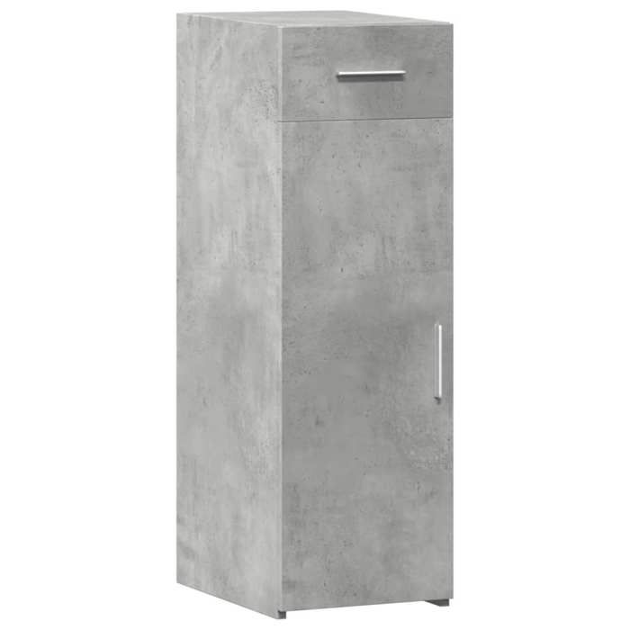 VidaXL Buffet gris béton 30x42,5x93 cm bois d'ingénierie 846274