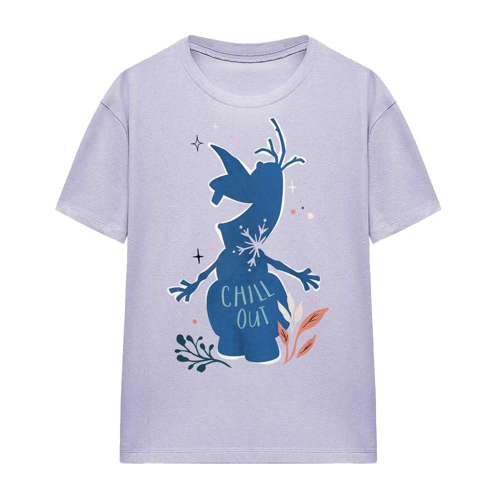 Frozen Womens/Ladies Olaf Silhouette T-Shirt