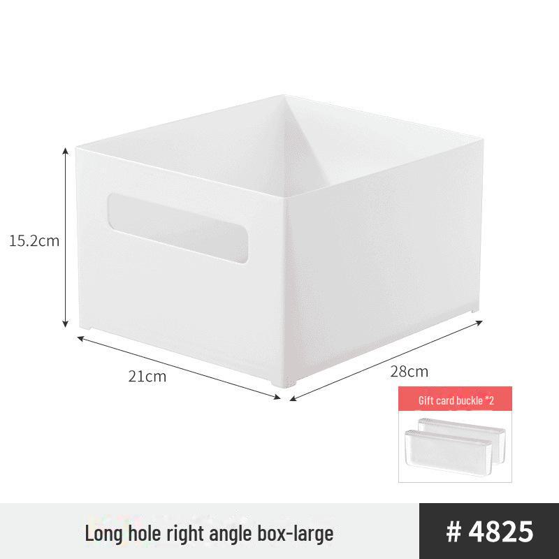 Einziehbare rechtwinklige Aufbewahrungsbox für die Küche: Schmaler Organizer aus Kunststoff für Kleinigkeiten