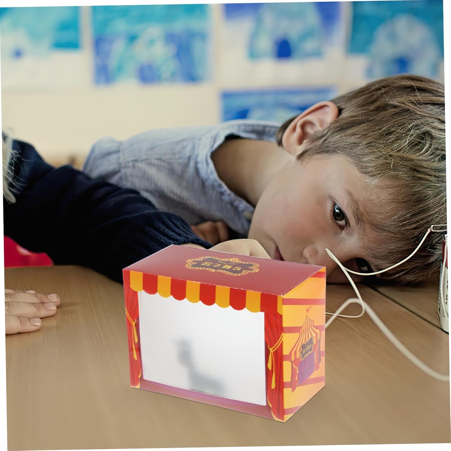 TOYANDONA Наборы для поделок «Кукольный театр своими руками» для детей Пазл 1 набор Мини-театр теней Куклы-тени Кукольный театр для детей Куклы для детей