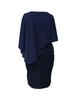 2025 Spring/Summer Women's Solid Sleeveless Chiffon Shawl Wrap Dress