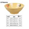 Diruien Durable Melamine Noodle Bowl