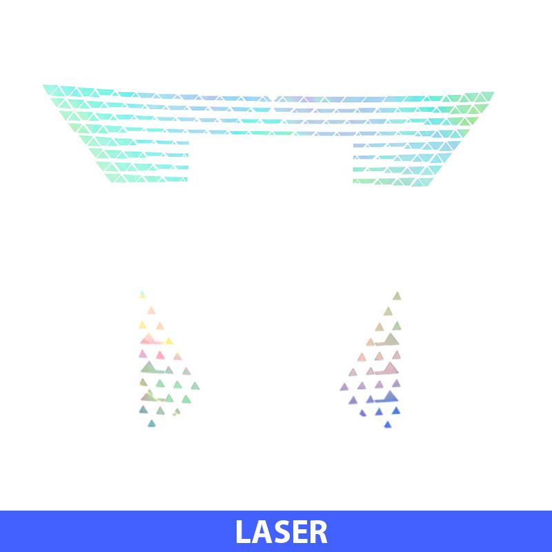 Vtear Car Body Stickers Fog Lamp Cover Grille Trim Car-Styling Exterior Decoration Parts Accessories For Changan Uni-V -2024