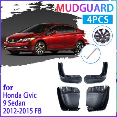 Błotniki samochodowe dla Honda Civic 9 FB 2012 2013 2014 2015 błotnik osłona rozbryzgowa błotnik błotniki Auto